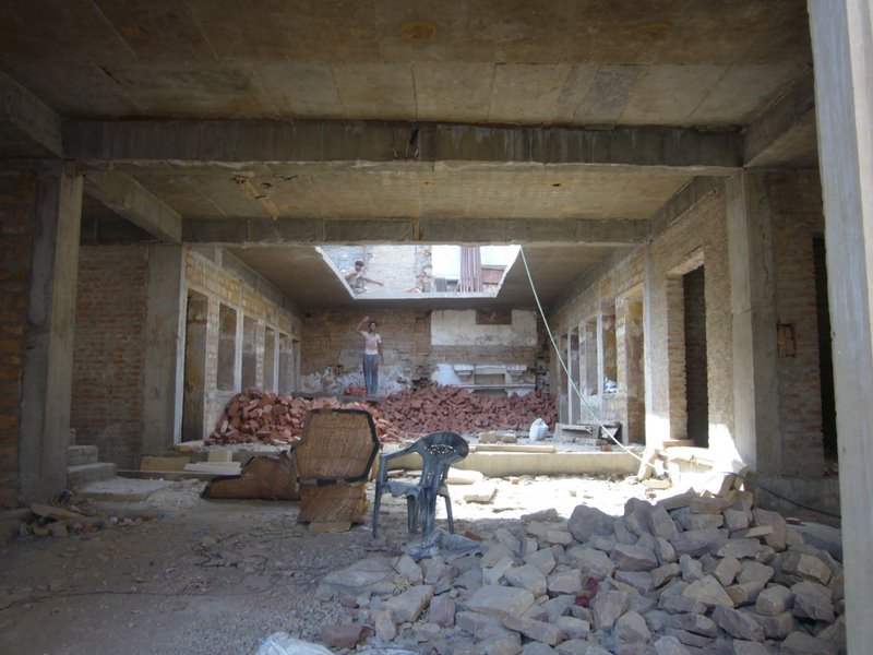 A building site near Market Square